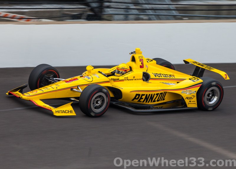 Helio Castroneves, Indy 500 de 2019. De: openwheel33.com