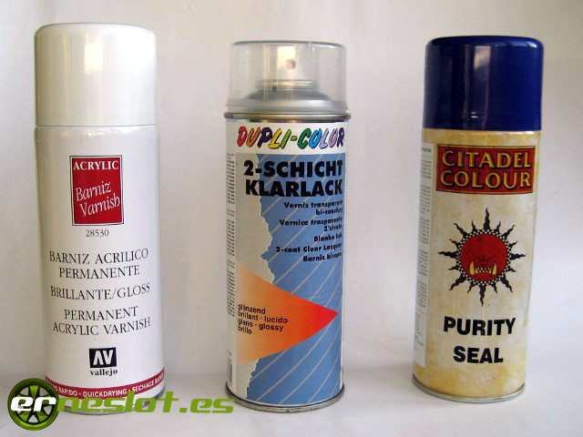 Spray varnishes to test: Vallejo - Duplicolor - Citadel