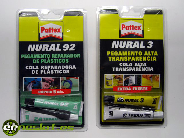 Pegamento reparador de plásticos Nural 92